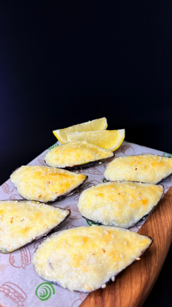 Запеченные мидии 